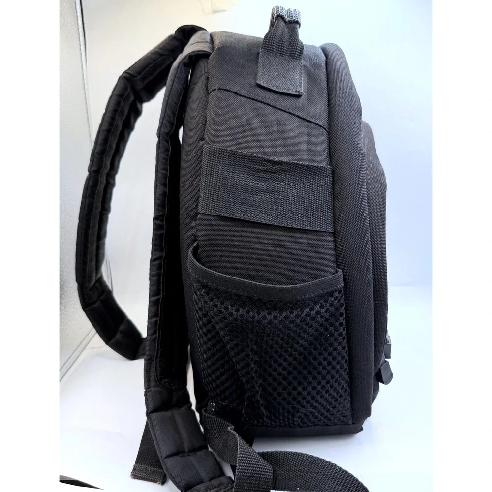 Tamrac Black Camera Backpack DSLR Lens Accessory Case Padded Bag Good Used Cond